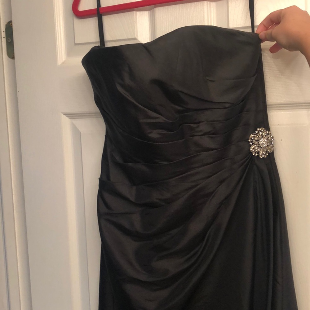 Long black gown